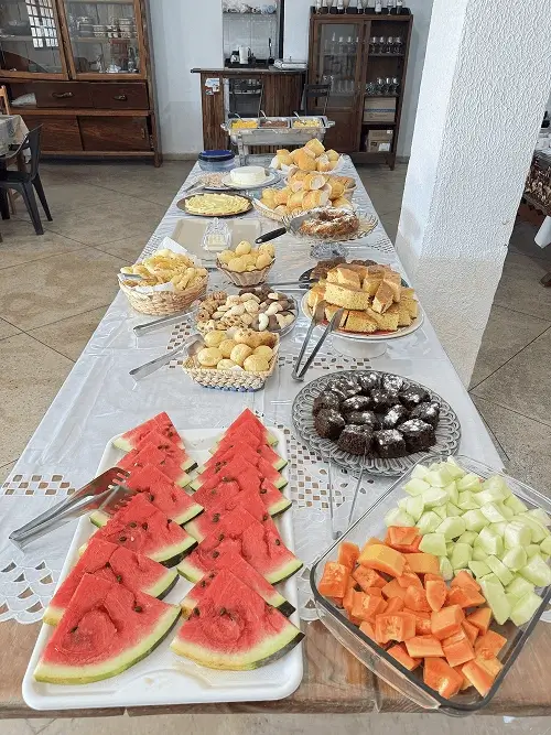 Café da manhã - vista